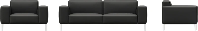 EM306 Three-seat sofa