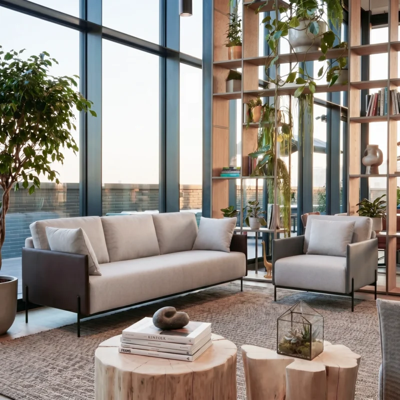 ES01 Three-seat sofa