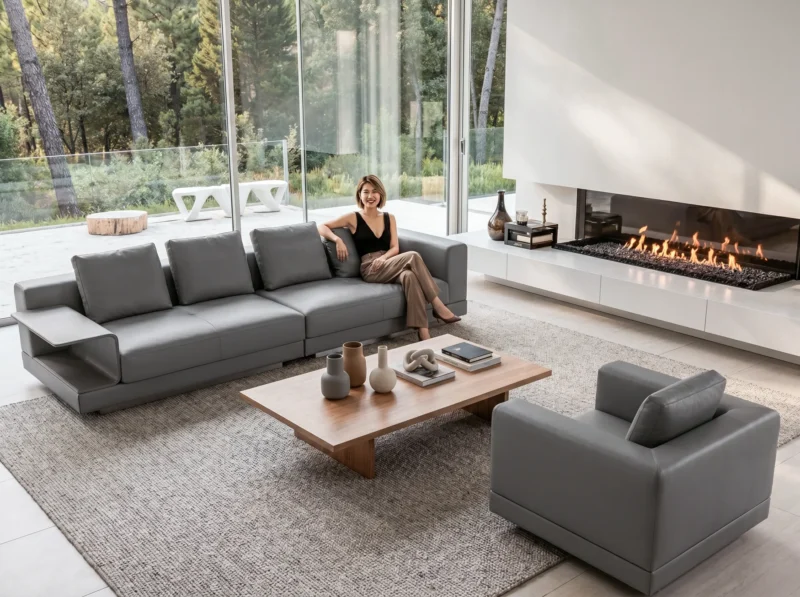 MS01 Four-seat sofa
