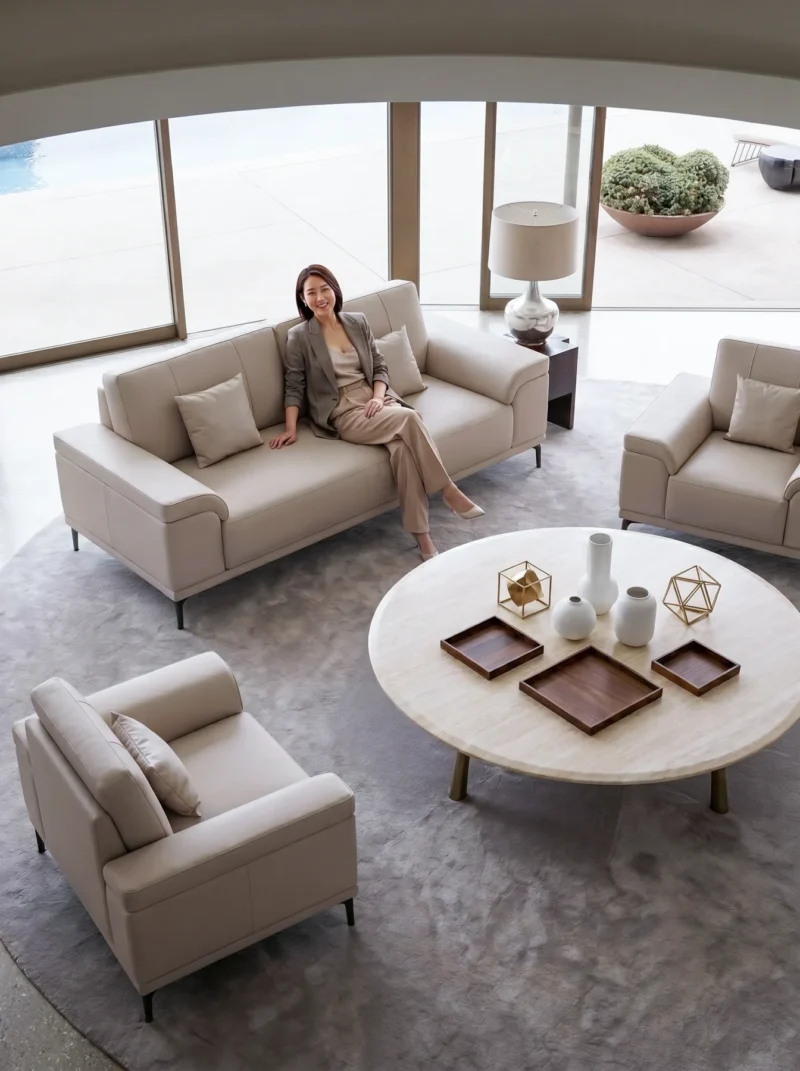 MS14 Three-seat sofa